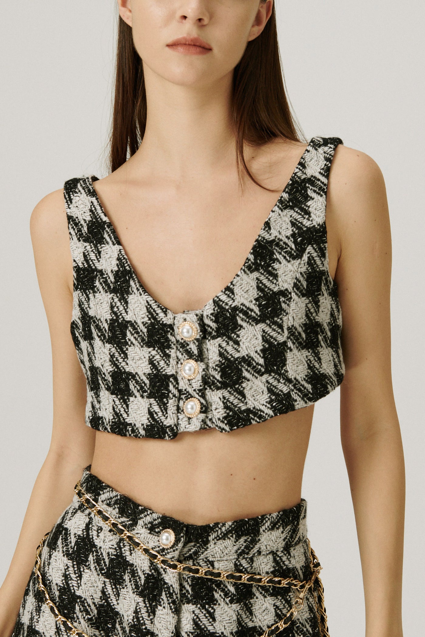storets.com Milla Tweed Crop Top