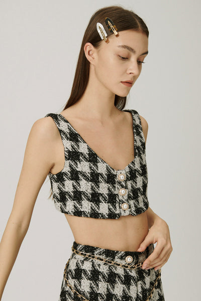 storets.com Milla Tweed Crop Top