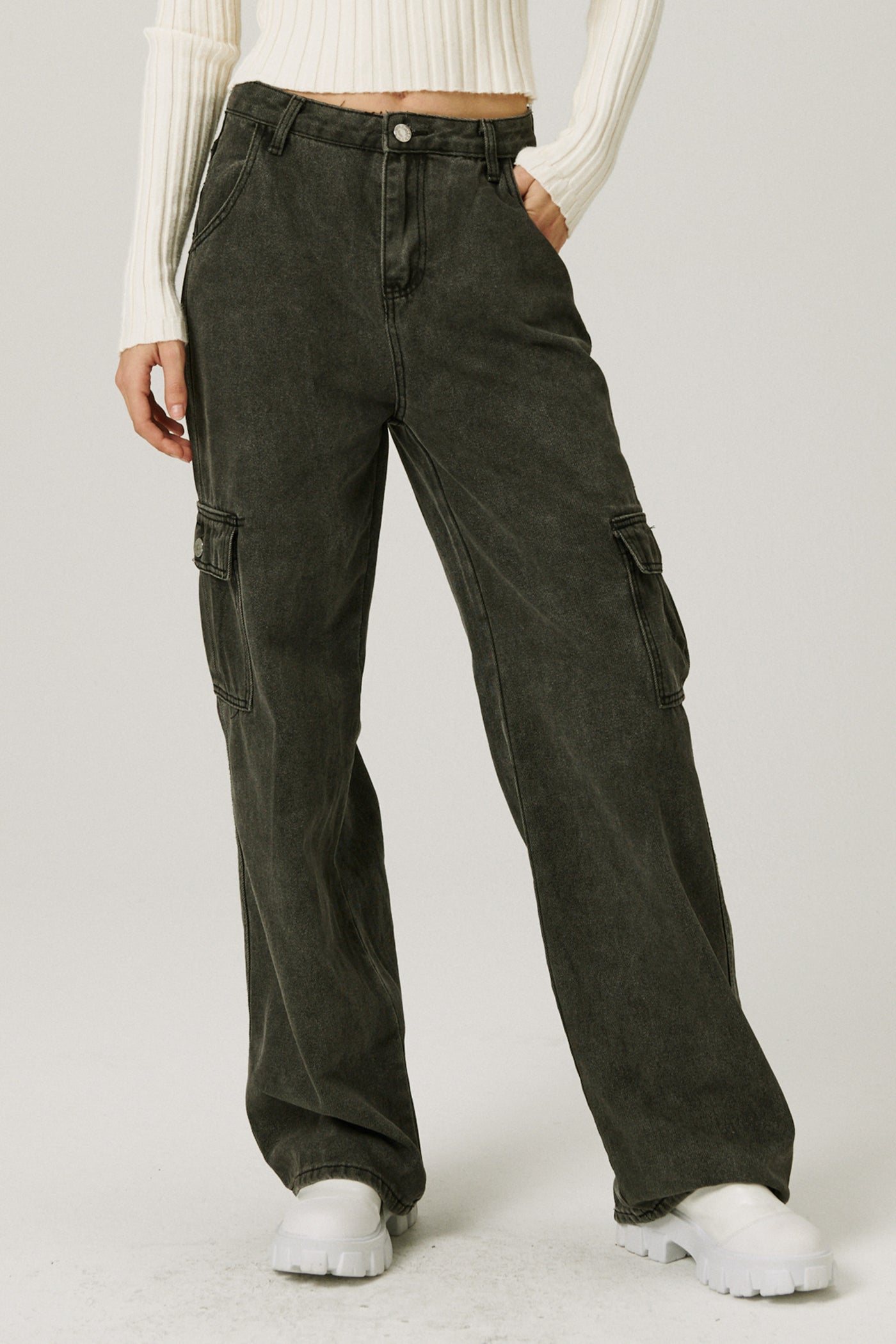 storets.com Skylar Washed Cargo Jeans