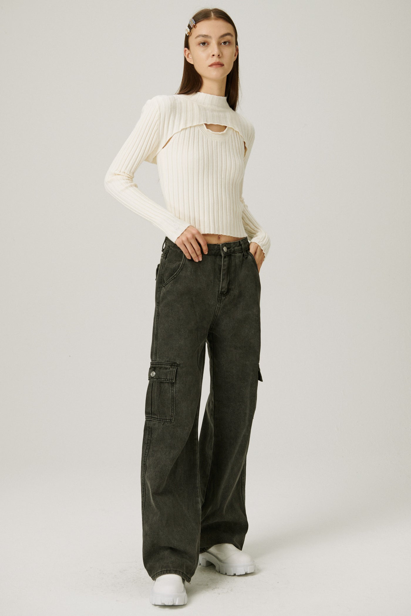 storets.com Skylar Washed Cargo Jeans