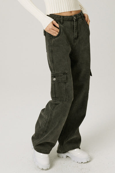 storets.com Skylar Washed Cargo Jeans