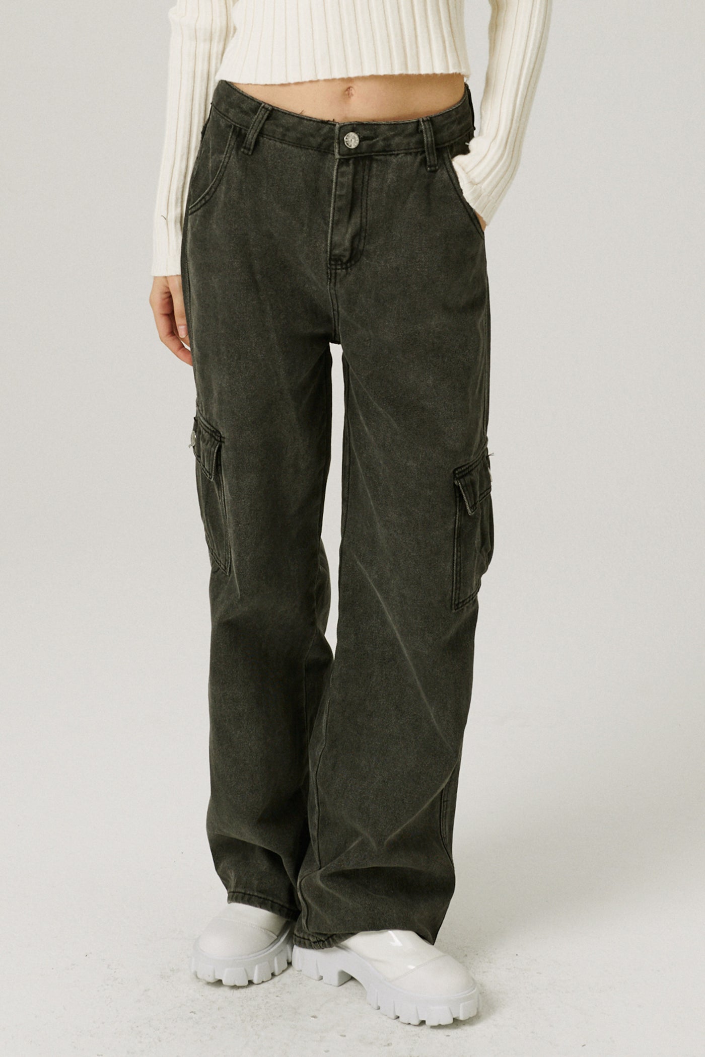 storets.com Skylar Washed Cargo Jeans