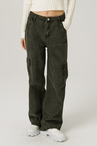 storets.com Skylar Washed Cargo Jeans