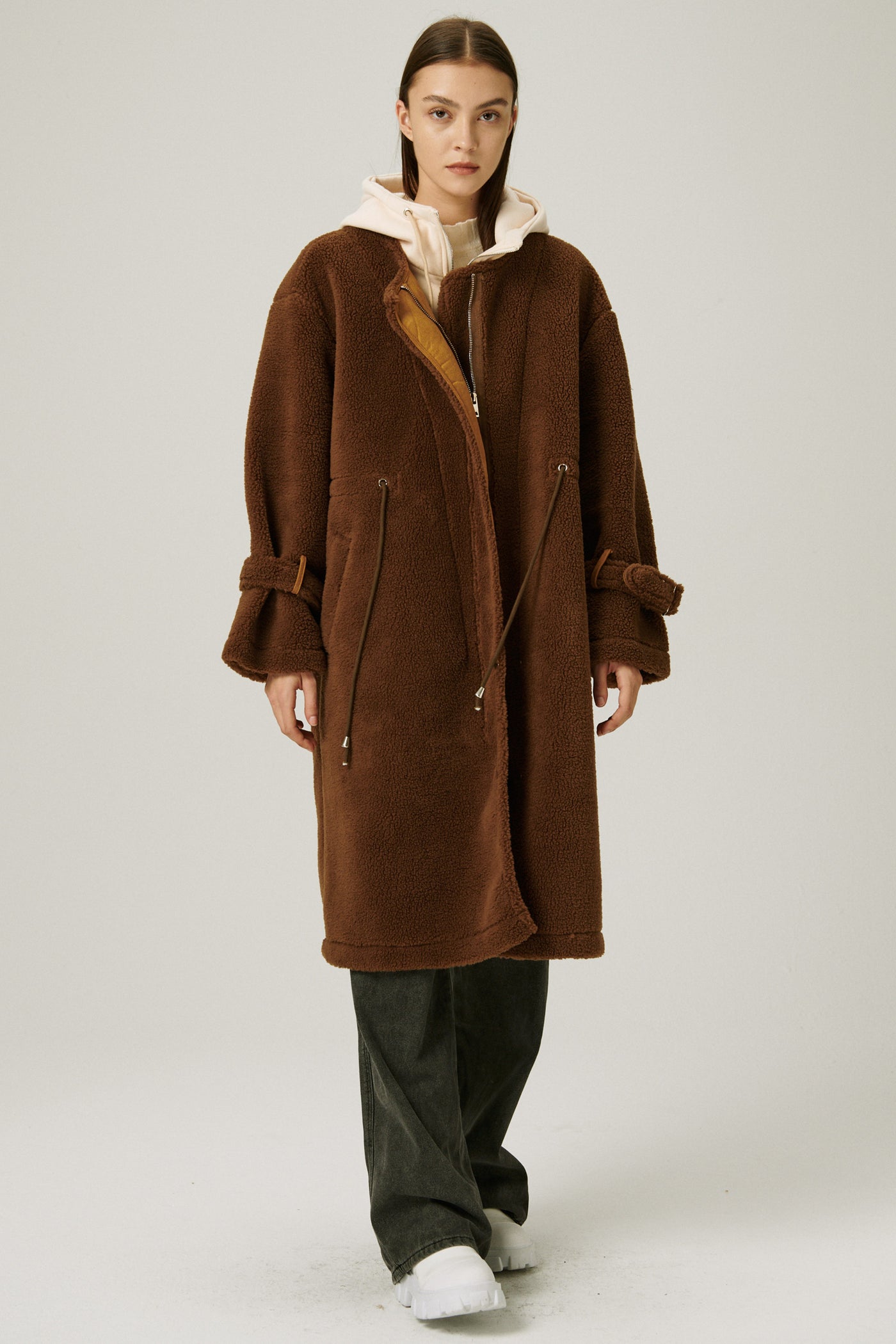 storets.com Joe Hood Layered Teddy Coat