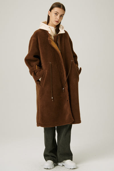 storets.com Joe Hood Layered Teddy Coat