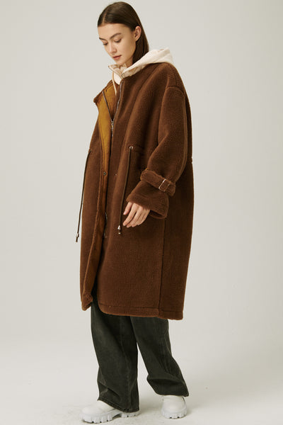 storets.com Joe Hood Layered Teddy Coat