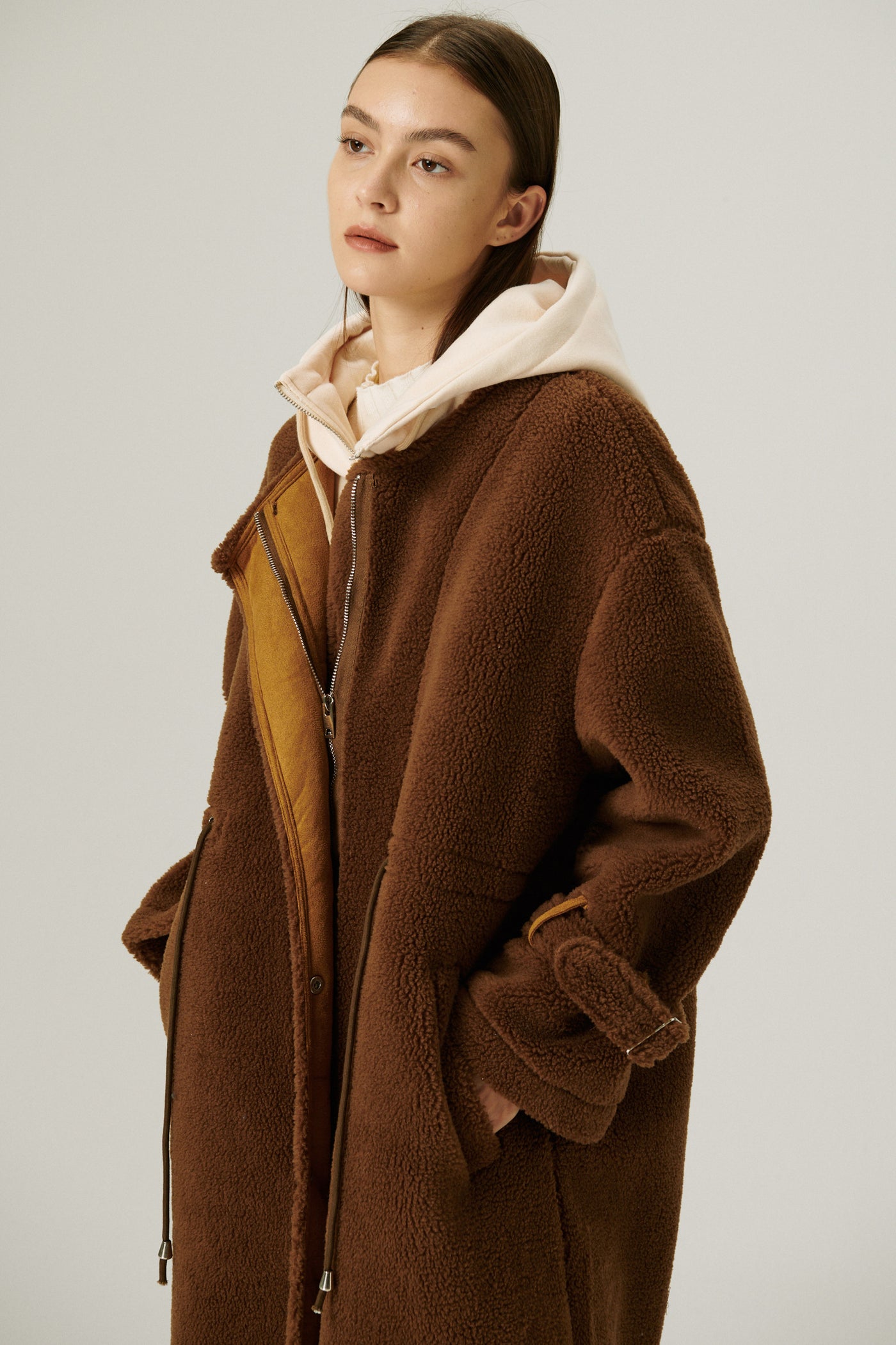 storets.com Joe Hood Layered Teddy Coat
