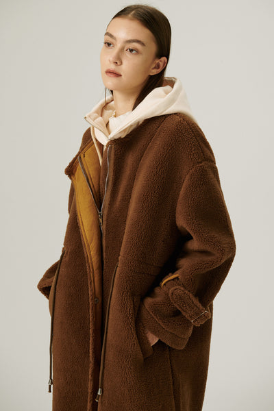 storets.com Joe Hood Layered Teddy Coat