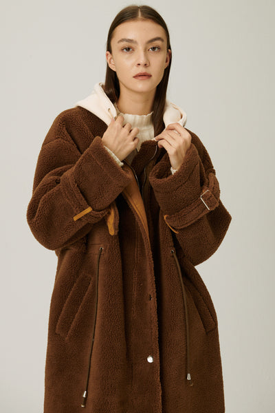 storets.com Joe Hood Layered Teddy Coat