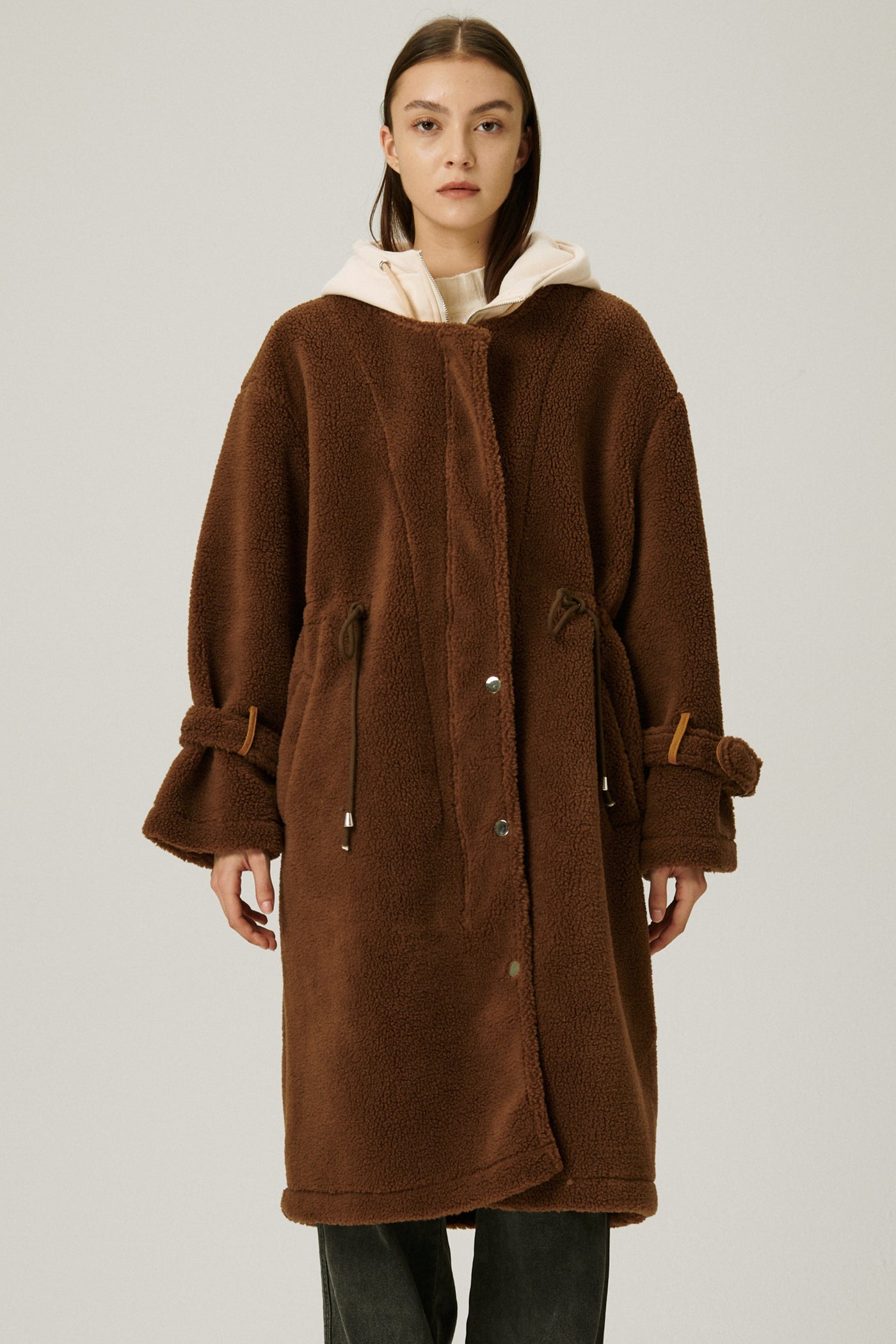 storets.com Joe Hood Layered Teddy Coat