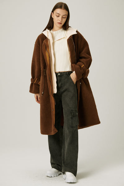 storets.com Joe Hood Layered Teddy Coat