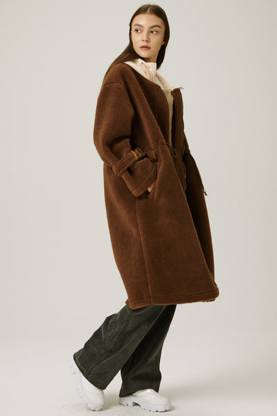 storets.com Joe Hood Layered Teddy Coat