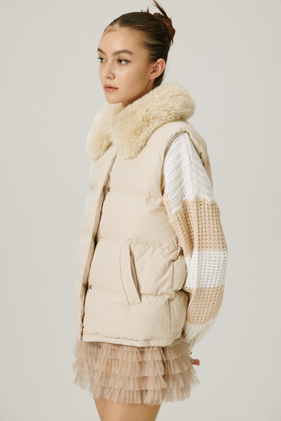 storets.com Polina Sleeveless Puffer Jacket