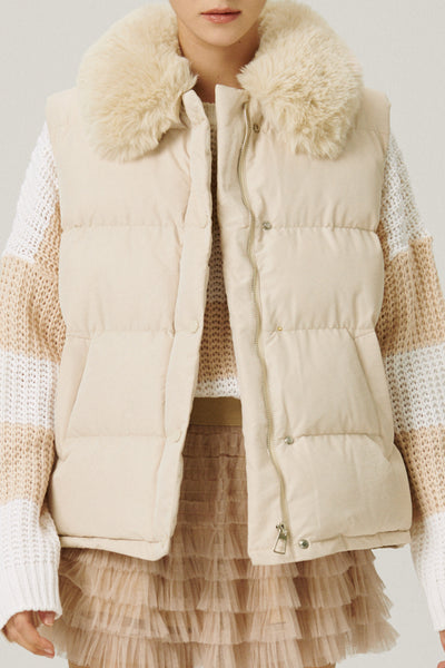 storets.com Polina Sleeveless Puffer Jacket