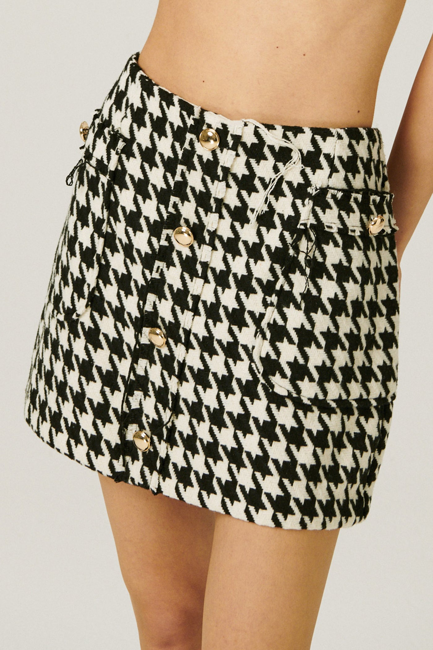 storets.com Allen Frayed Mini Skirt