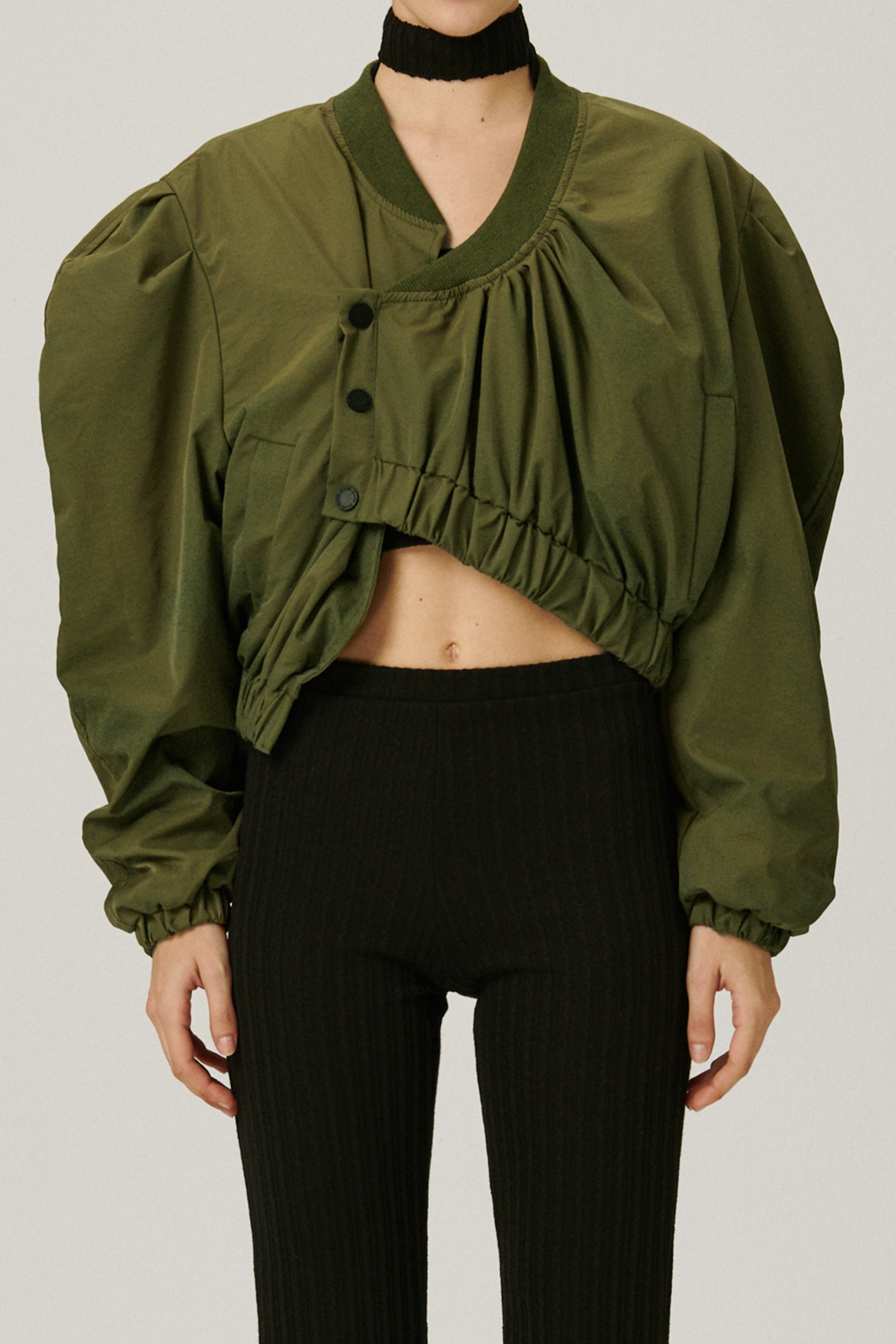 storets.com Birdie Asymmetric Crop Jacket