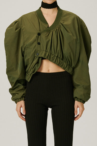 storets.com Birdie Asymmetric Crop Jacket