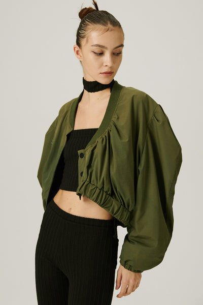 storets.com Birdie Asymmetric Crop Jacket