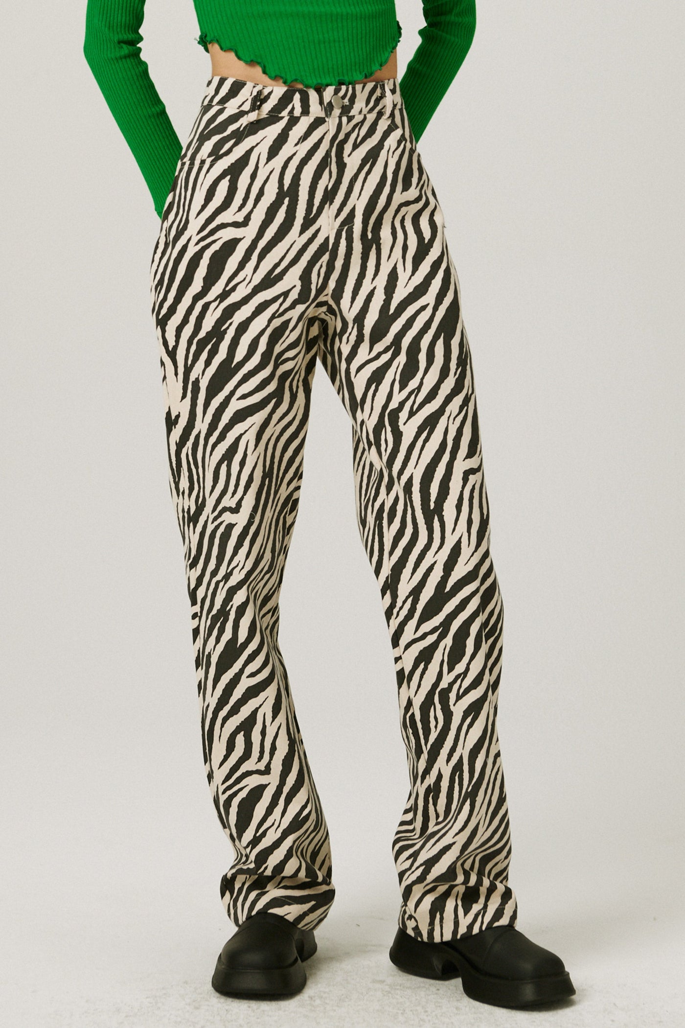 storets.com Ivy Wide Leg Pants in Zebra