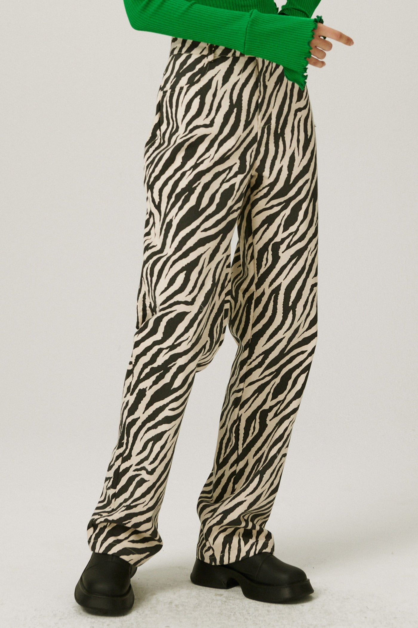 storets.com Ivy Wide Leg Pants in Zebra