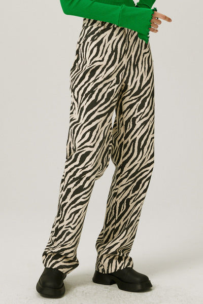 storets.com Ivy Wide Leg Pants in Zebra