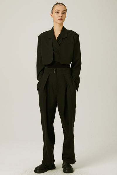 storets.com Lyla Trench Crop Blazer