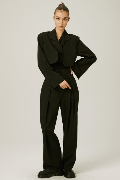 storets.com Lyla Trench Crop Blazer