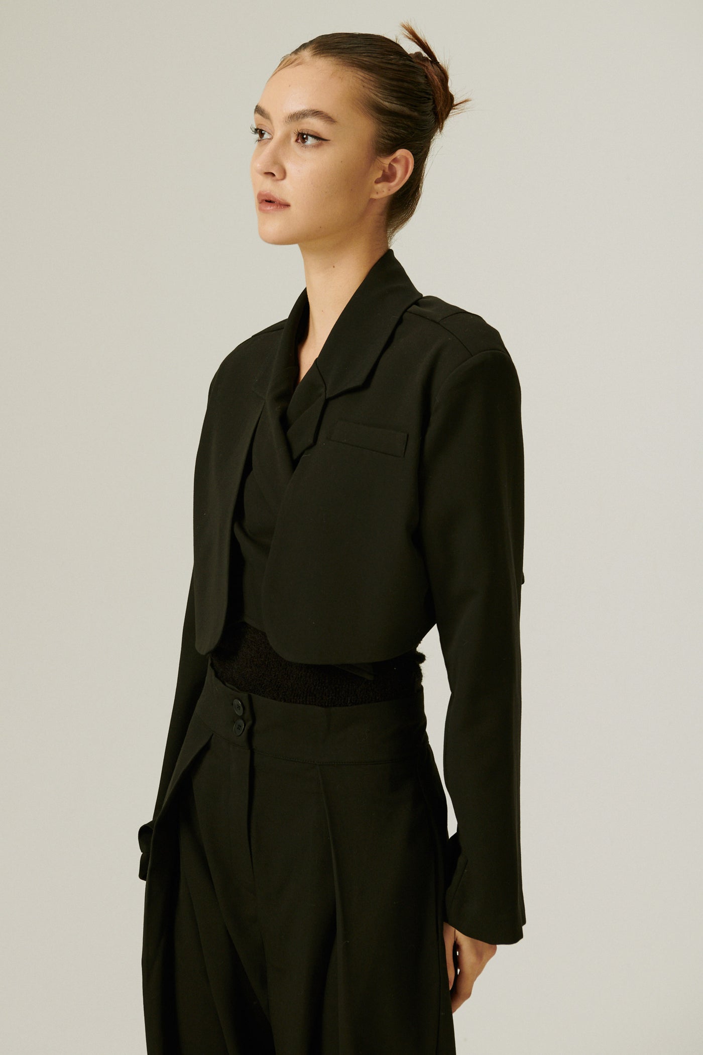 storets.com Lyla Trench Crop Blazer
