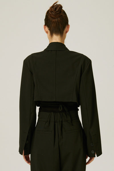 storets.com Lyla Trench Crop Blazer