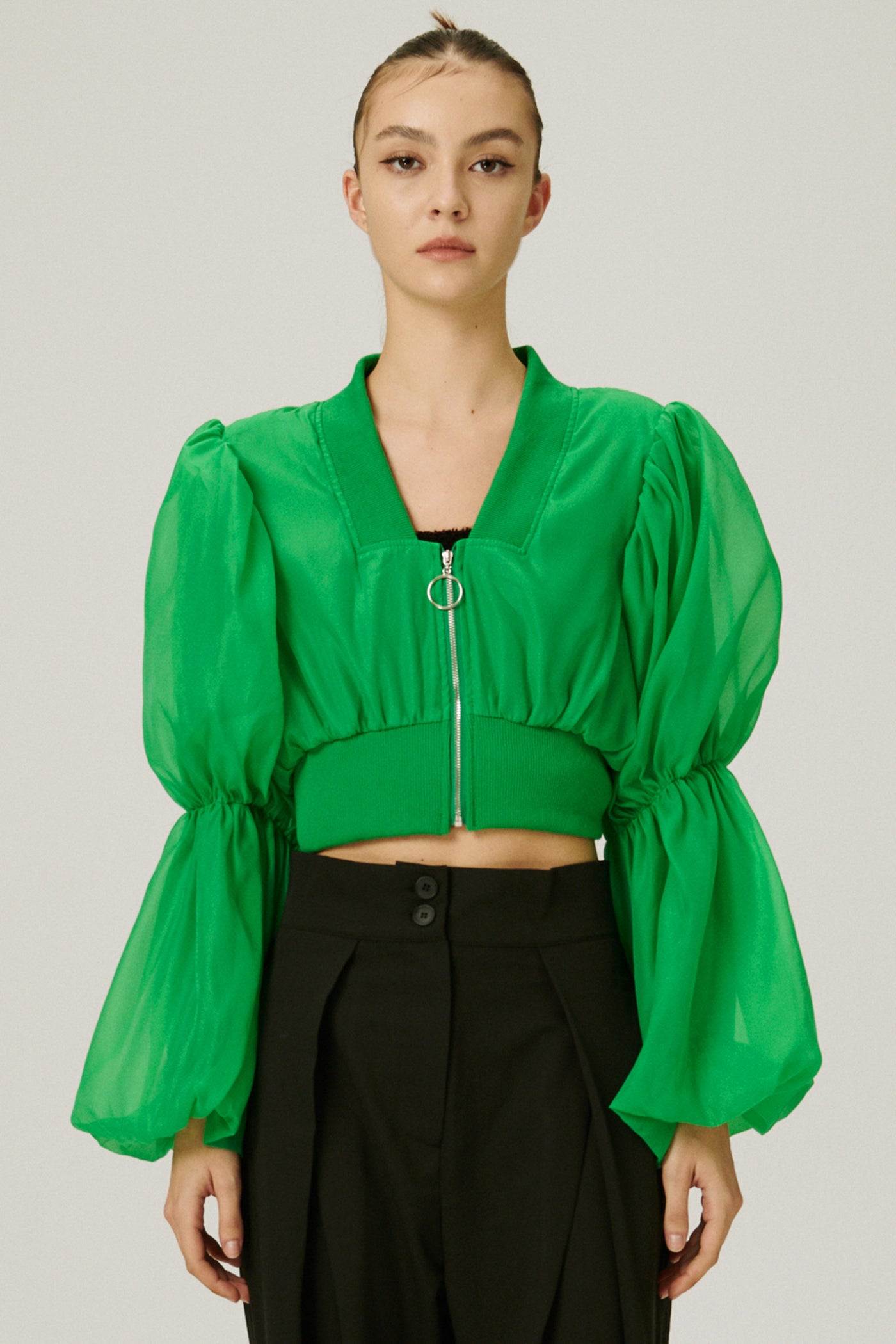 storets.com Mindy Balloon Sleeve Jacket