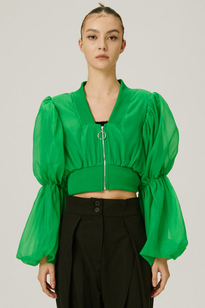 storets.com Mindy Balloon Sleeve Jacket