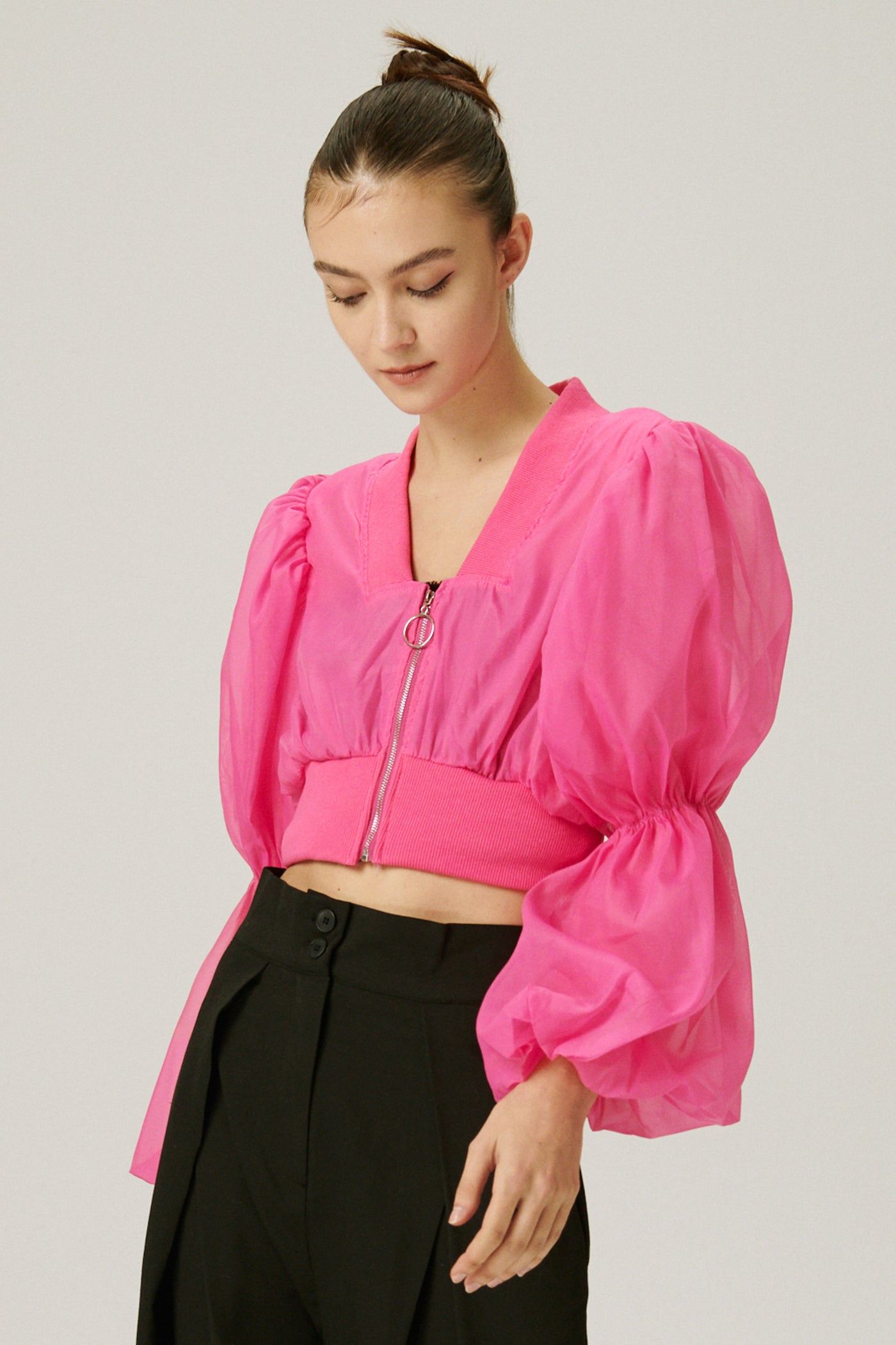 storets.com Mindy Balloon Sleeve Jacket