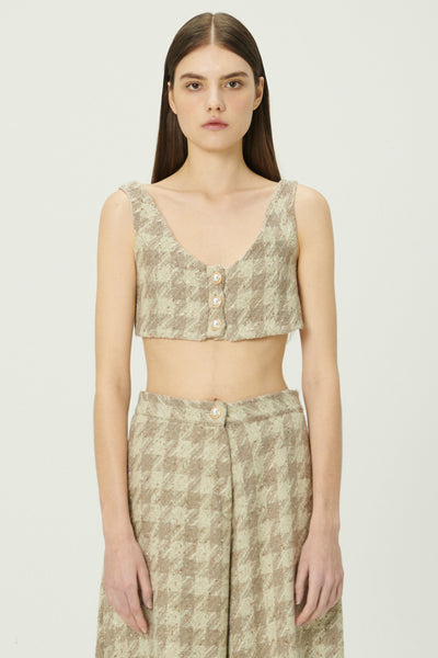storets.com Milla Tweed Crop Top