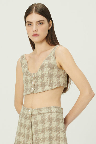 storets.com Milla Tweed Crop Top