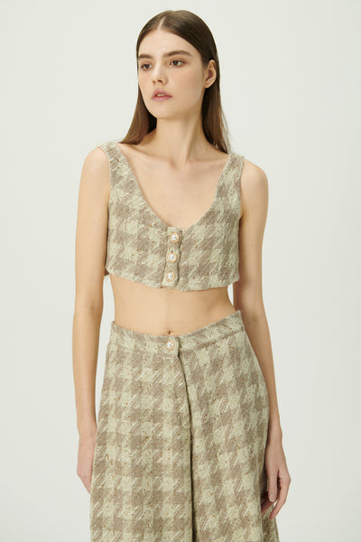 storets.com Milla Tweed Crop Top