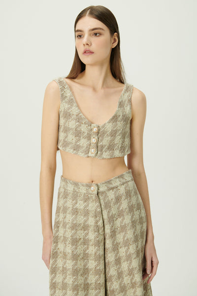 storets.com Milla Tweed Crop Top