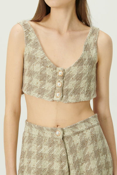 storets.com Milla Tweed Crop Top