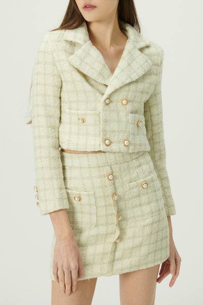 storets.com Ale Tweed Blazer and Skirt