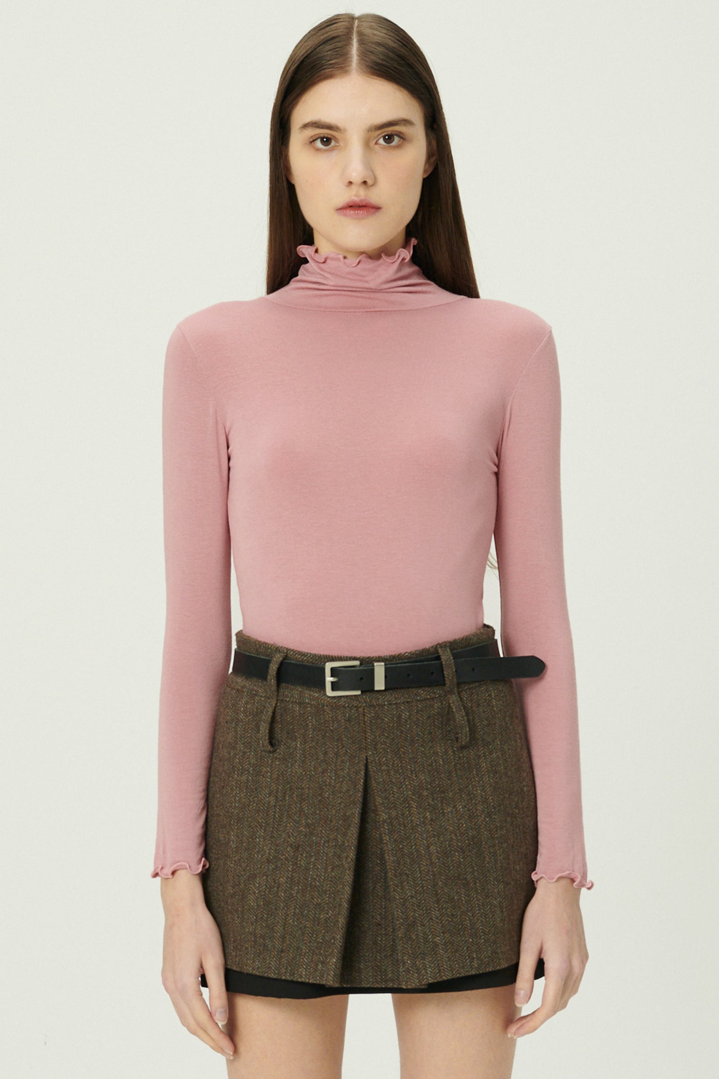 storets.com Catalina Lettuce Hem Slim Fit Top