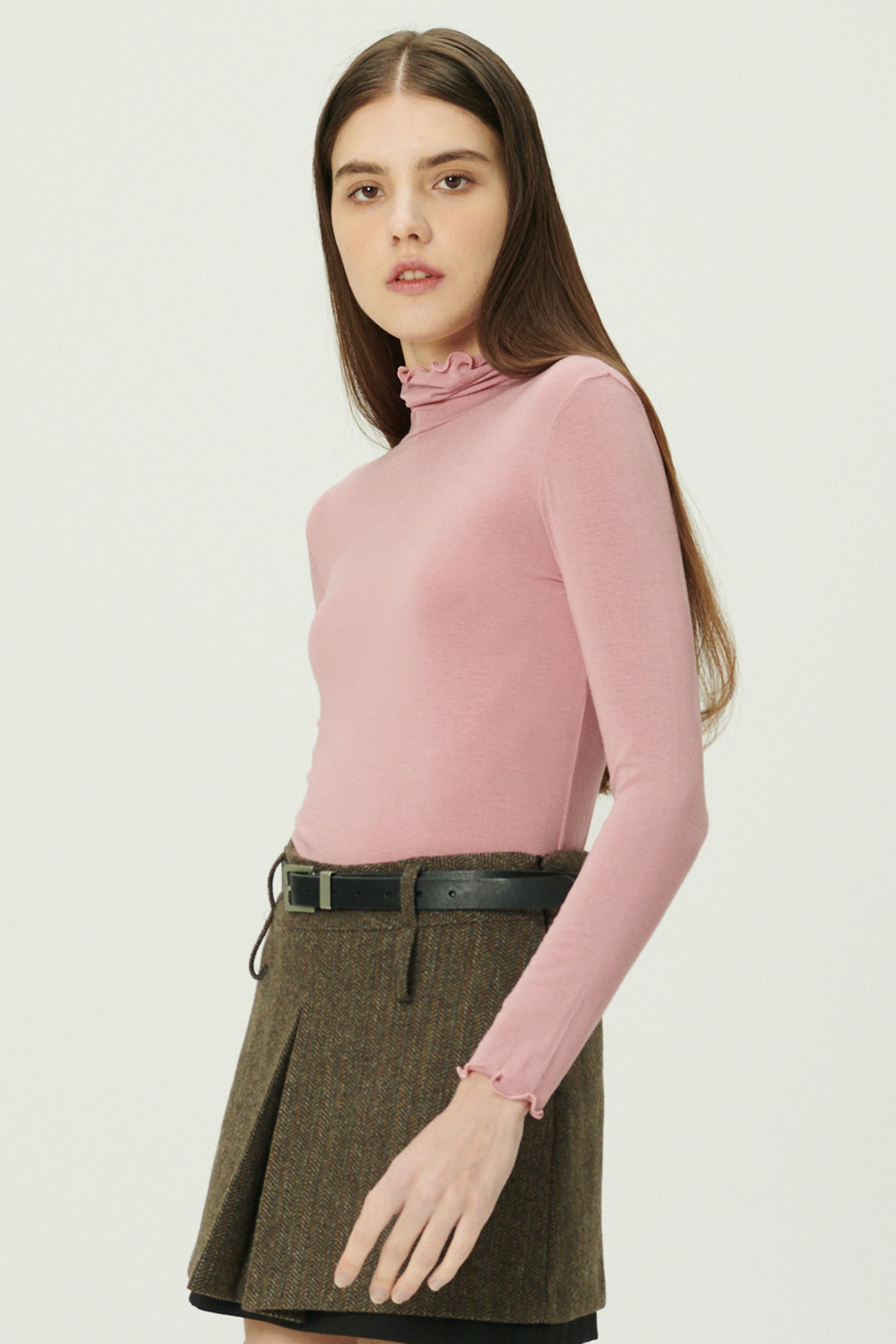 storets.com Catalina Lettuce Hem Slim Fit Top