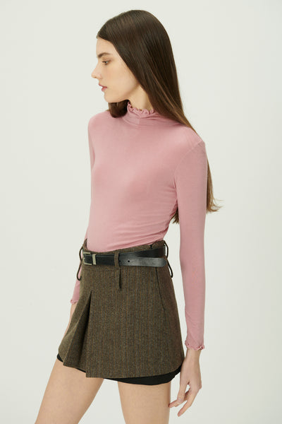 storets.com Catalina Lettuce Hem Slim Fit Top