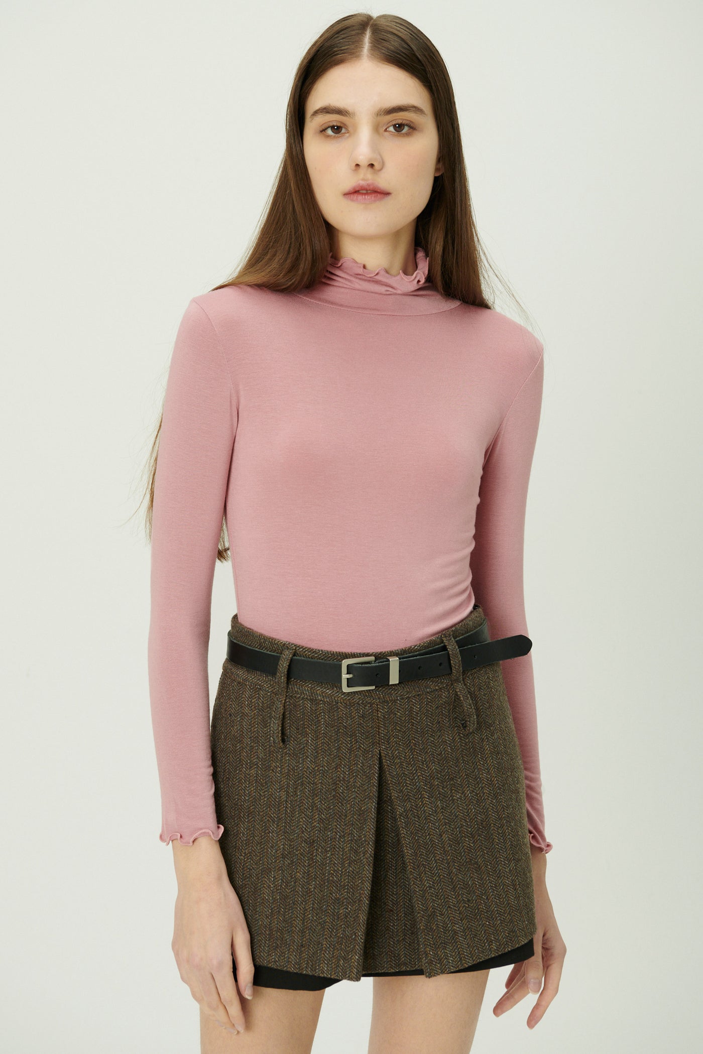 storets.com Catalina Lettuce Hem Slim Fit Top