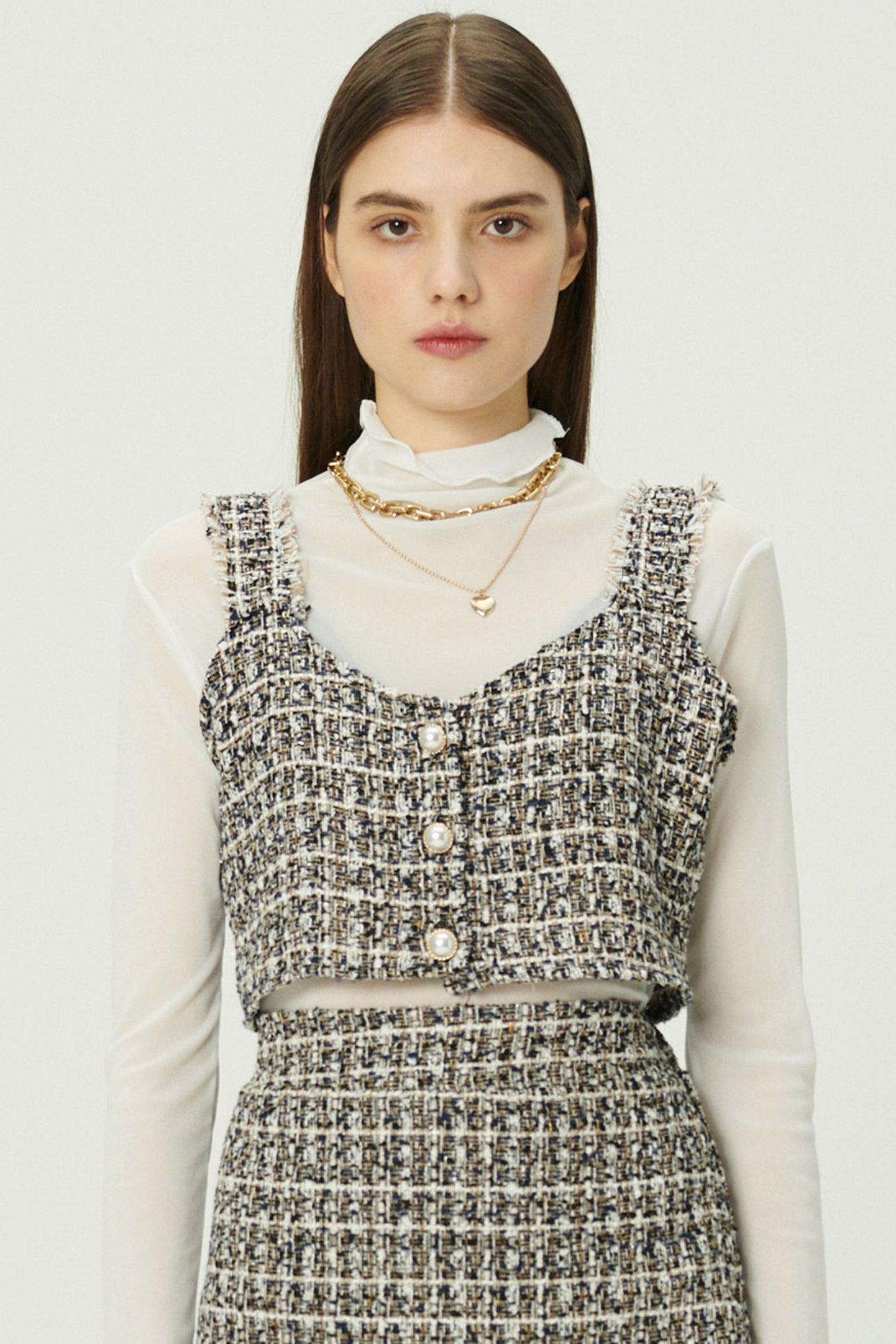 storets.com Diana Tweed Crop Top