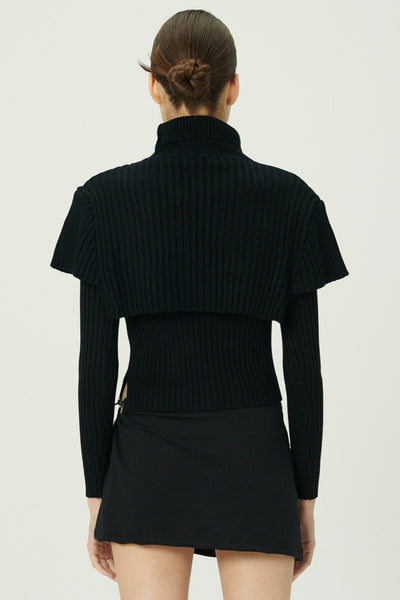 storets.com Marga Mockneck Sweater Cape