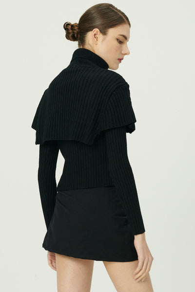 storets.com Marga Mockneck Sweater Cape