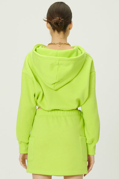 storets.com Erica Half Zip Crop Hoodie