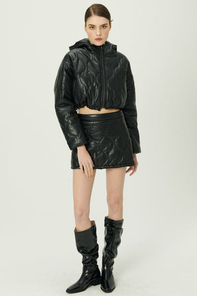 storets.com Anina Pleather Quilted Jacket