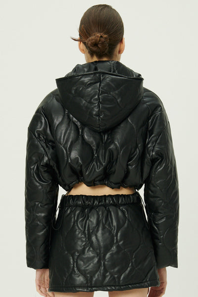 storets.com Anina Pleather Quilted Jacket