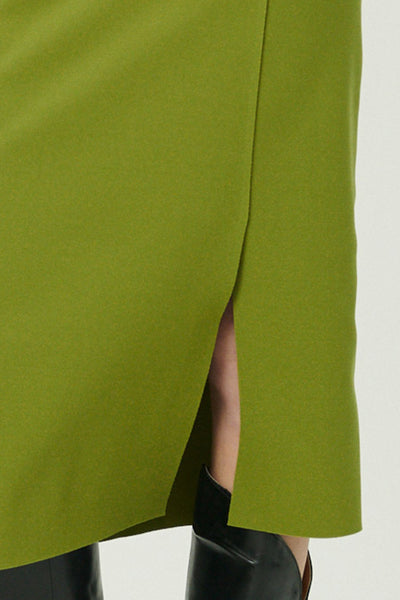 storets.com Melissa Slit Front Stretch Skirt