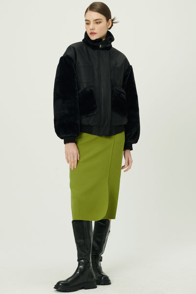 storets.com Oli Faux Fur Aviator Jacket